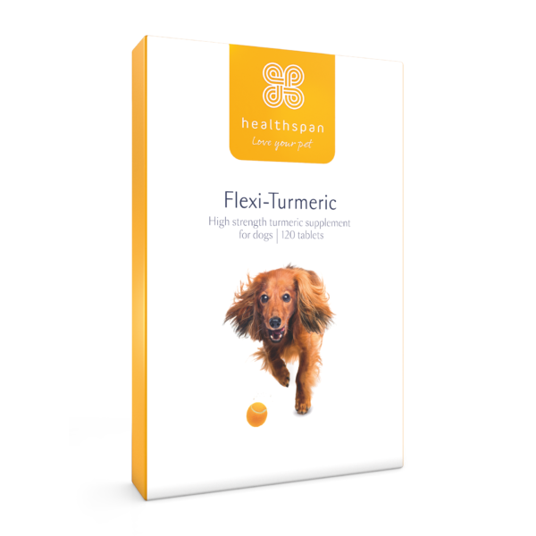 Flexi-Turmeric For Dogs - 120 tablets