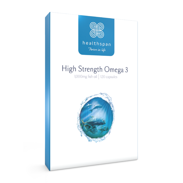High Strength Omega 3 1,000mg - 120 Capsules