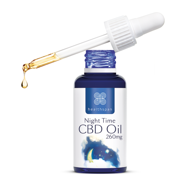 Night Time CBD Oil Drops 260mg - 10ml bottle
