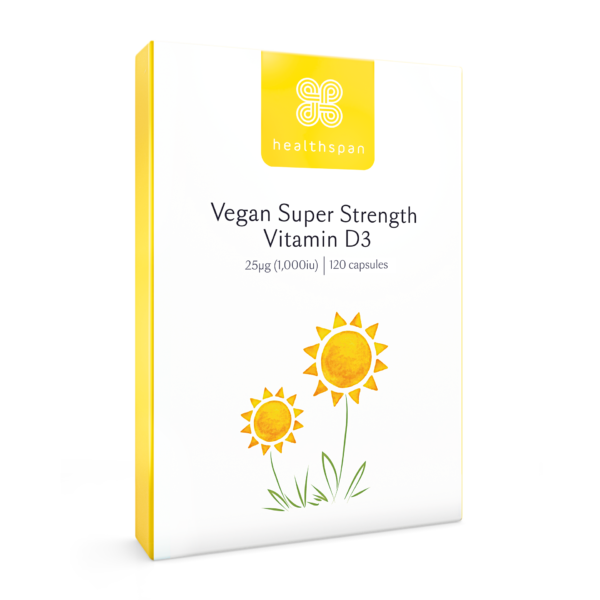 Super Strength Vitamin D3 - Vegan friendly 120 Capsules - 120 capsules
