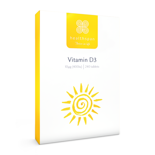 Vitamin D3 10μg - 240 tablets