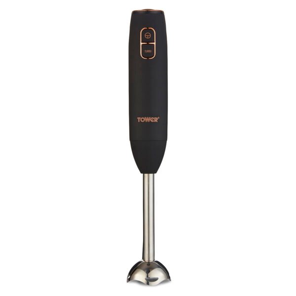Tower T12059RG Cavaletto 600W Stick Blender - Black and Rose Gold