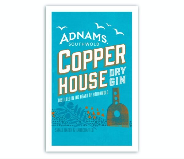 Adnams Copper House Dry Gin Tea Towel