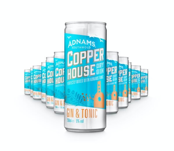 Adnams Gin & Tonic cans