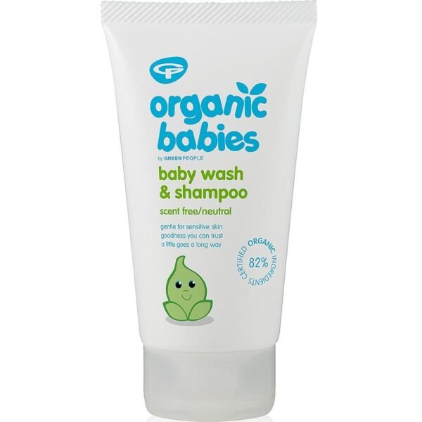 Green People Babies Baby Wash & Shampoo - Scent Free 150ml