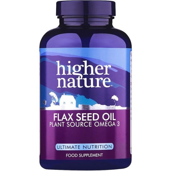 Higher Nature Omega Excellence Flax Seed Oil Capsules 180 tabs