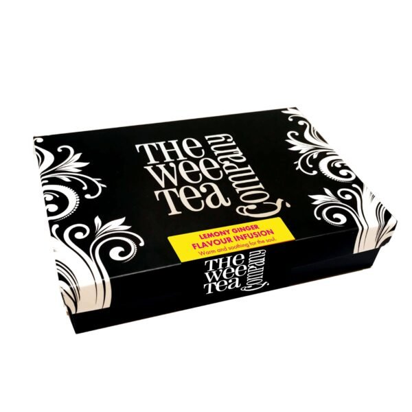 Luxury Tea Gift Selection Box of 15 Pyramid Tea Bags - Lemony Ginger