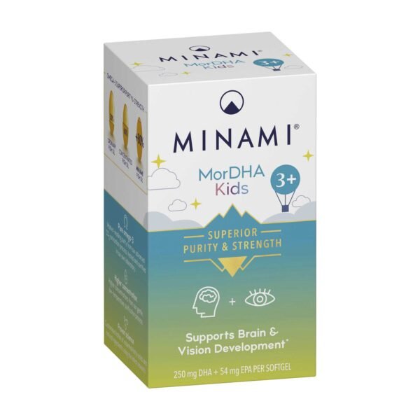 Minami MorDHA Kids 3+ Omega-3 Fish Oil 60 softgels
