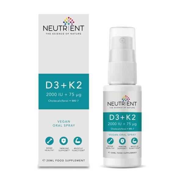 Neutrient Vitamin D3+K2 Spray 20ml