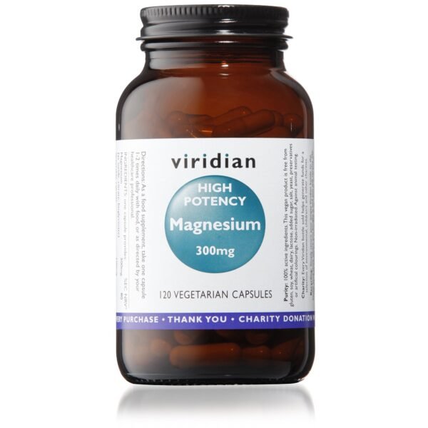 Viridian High Potency Magnesium Veg Caps 120 caps