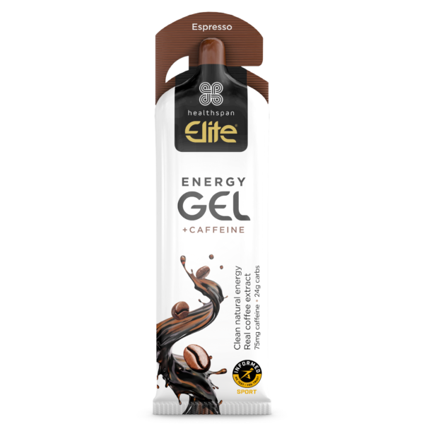 Elite Energy Gel + Caffeine - Espresso Flavour - 24 x 60g sachets