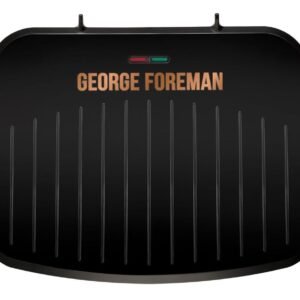 GEORGE FOREMAN 25811 Medium Fit Grill - Black & Copper, Black