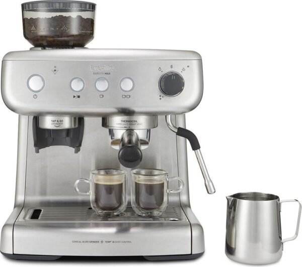 BREVILLE VCF126 Barista Max Coffee Machine - Stainless Steel, Stainless Steel