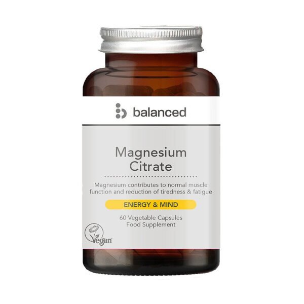 Balanced Magnesium Citrate 60 Caps