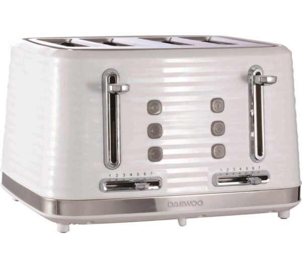 DAEWOO Hive SDA1972 4-Slice Toaster - White