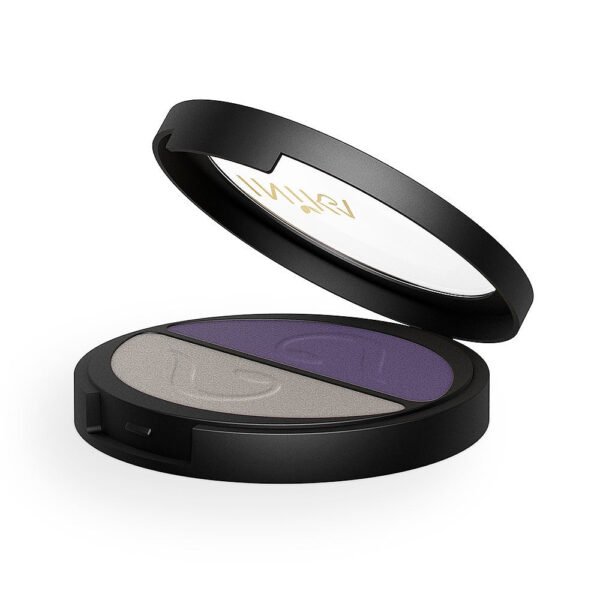 INIKA Pressed Mineral Eye Shadow Duo - Purple Platinum 3.9g