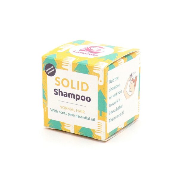 Lamazuna Scotch Pine Solid Shampoo - Normal Hair 55g