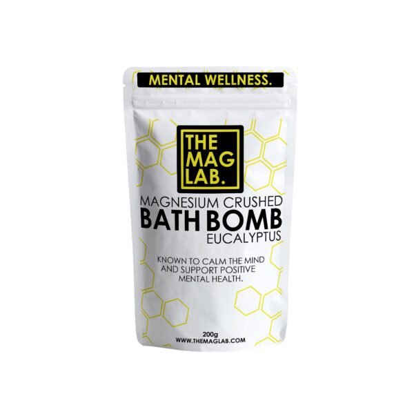 THE MAG LAB. Mental Wellness Magnesium Crushed Bath Bomb 200g