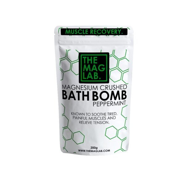 THE MAG LAB. Muscle Recovery Magnesium Crushed Bath Bomb 200g