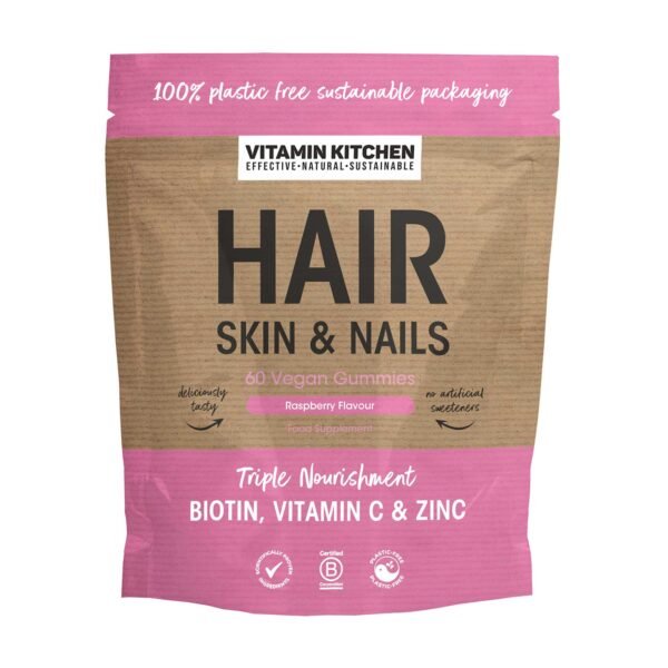 Vitamin Kitchen Hair Skin & Nails Gummies 60's