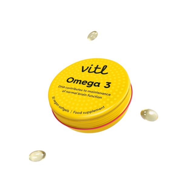Vitl Vegan Omega 3 Sustainably Sourced Capsules