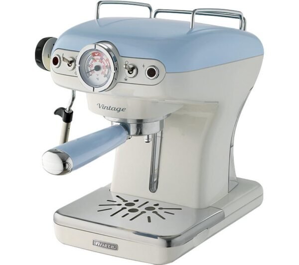 ARIETE Vintage Espresso 1389 Coffee Machine - Light Blue