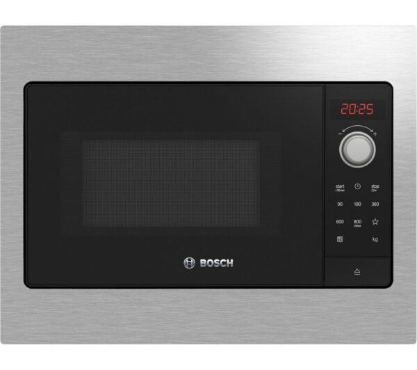 Bosch Serie 2 BFL523MS3B Built-in Solo Microwave - Stainless Steel, Stainless Steel