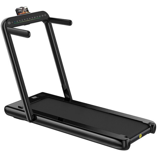 2 in 1 Folding Treadmill 2.25HP Motorized Treadmill with Bluetooth Speaker Remote Control LED Display