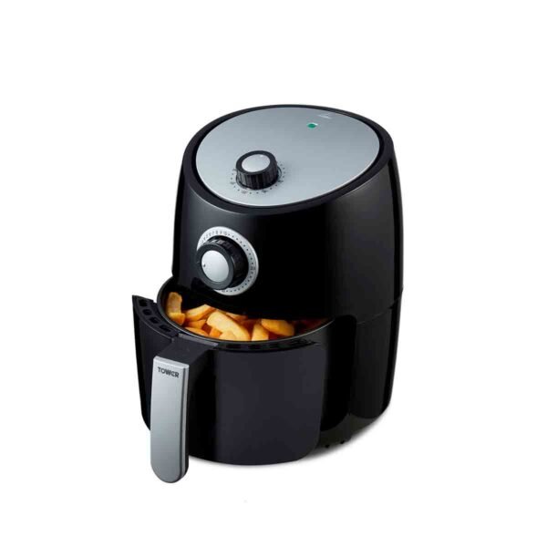 Tower T17023 2.2L Manual Air Fryer Oven With Rapid Air Circulation - Black