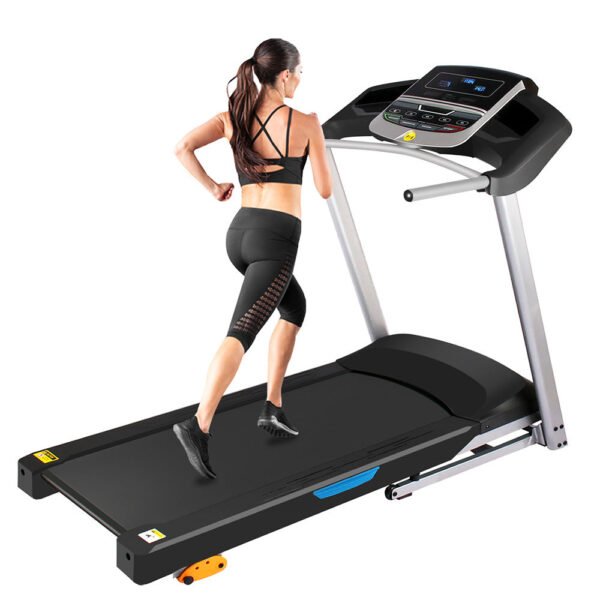 Upgrade LX-C1 Folding Treadmill, Electric Motorised Portable Walking Running Machine With 5 Preset Programs