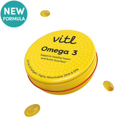 Vitl Omega 3 (Antarctic Krill, 30 softgels)