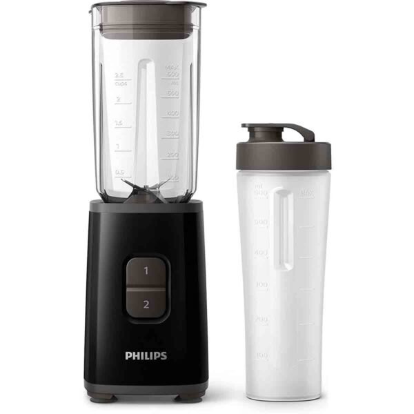 Philips 3-in-1 Daily 350W Blender With On-the-go Tumbler - Black
