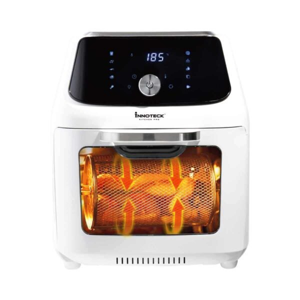 Innoteck DS-5975 16L Air Fryer Oven with Rotisserie and Dehydrator - White