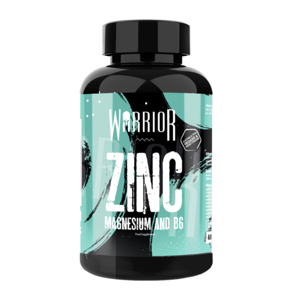 Warrior Zinc Magnesium and B6 - 60 Tabs Bodybuilding Warehouse Supplements