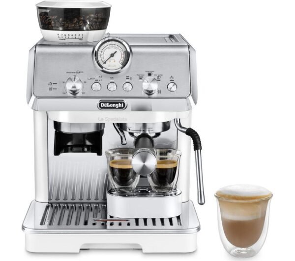 DELONGHI La Specialista Arte EC9155.W Bean to Cup Coffee Machine - Stainless Steel & White, Stainless Steel