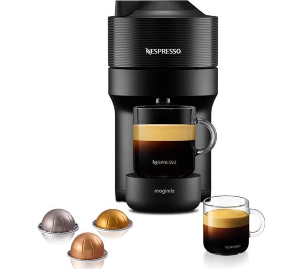 NESPRESSO by Magimix Vertuo Pop 11729 Smart Coffee Machine - Liquorice Black, Black