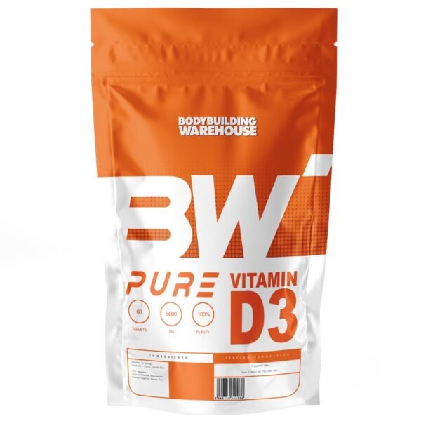 Pure Vitamin D3 Tablets -180 Tabs Vitamins & Minerals Bodybuilding Warehouse